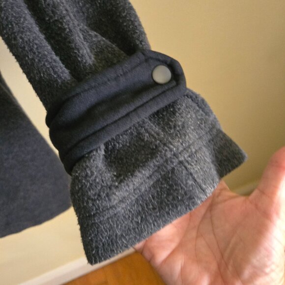 Free People We The Free Sadie Surplus Knit Pullover Fleece Jacket Size L - Picture 10 of 11